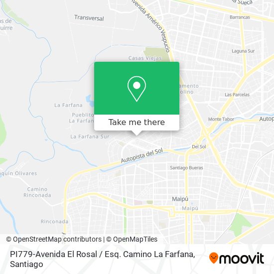PI779-Avenida El Rosal / Esq. Camino La Farfana map