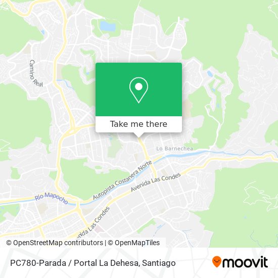 PC780-Parada / Portal La Dehesa map