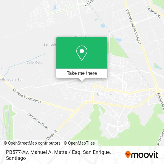 PB577-Av. Manuel A. Matta / Esq. San Enrique map