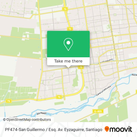 PF474-San Guillermo / Esq. Av. Eyzaguirre map