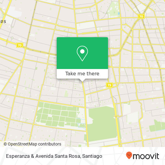 Esperanza & Avenida Santa Rosa map