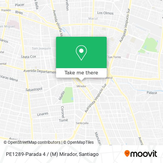 PE1289-Parada 4 / (M) Mirador map