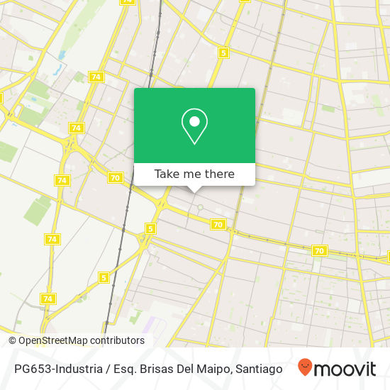 PG653-Industria / Esq. Brisas Del Maipo map