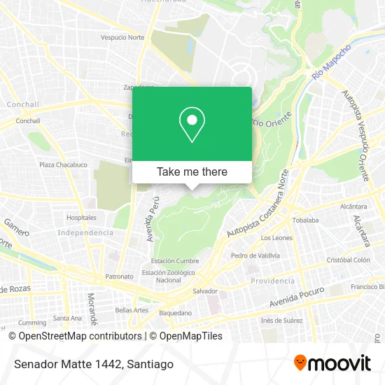 Senador Matte 1442 map