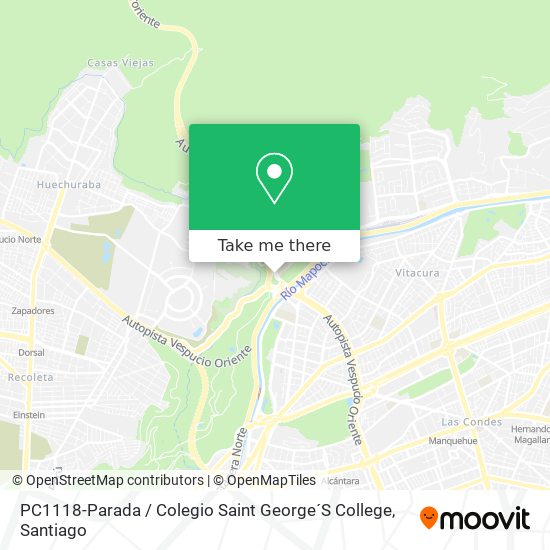 PC1118-Parada / Colegio Saint George´S College map