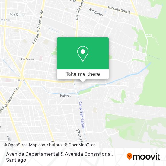 Avenida Departamental & Avenida Consistorial map