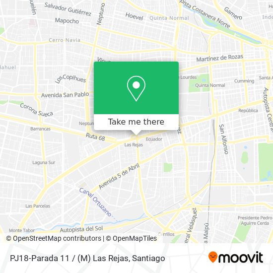 PJ18-Parada 11 / (M) Las Rejas map