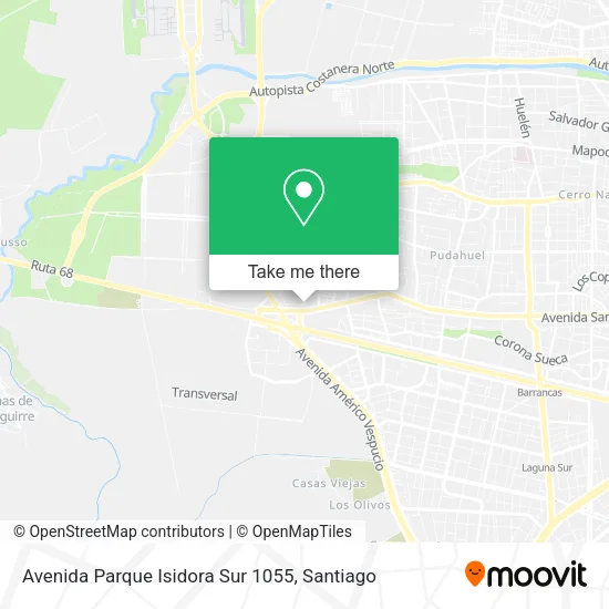 Avenida Parque Isidora Sur 1055 map