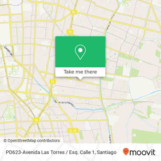 PD623-Avenida Las Torres / Esq. Calle 1 map