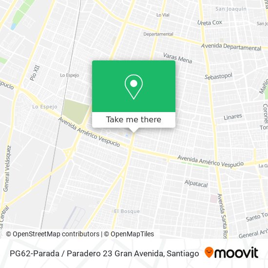 PG62-Parada / Paradero 23 Gran Avenida map