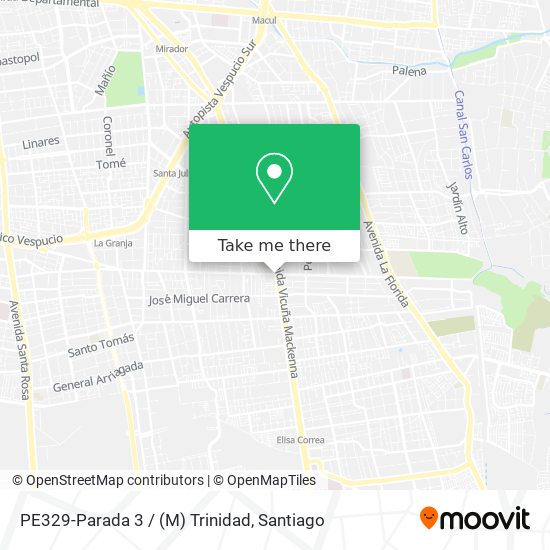 PE329-Parada 3 / (M) Trinidad map