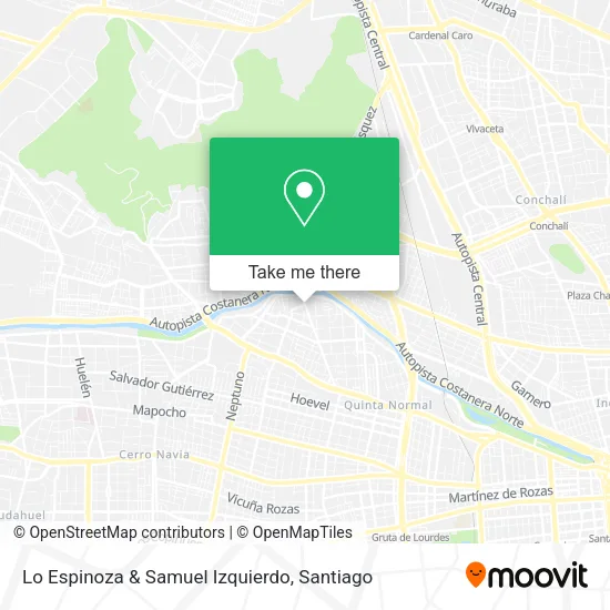 Lo Espinoza & Samuel Izquierdo map