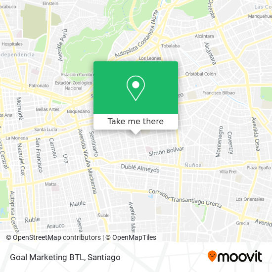 Goal Marketing BTL map