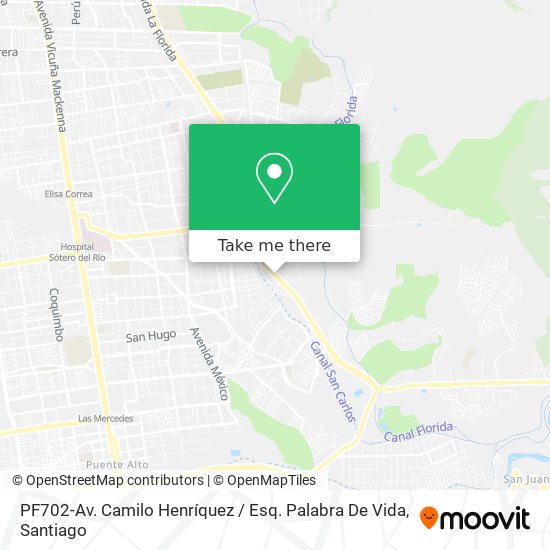 PF702-Av. Camilo Henríquez / Esq. Palabra De Vida map