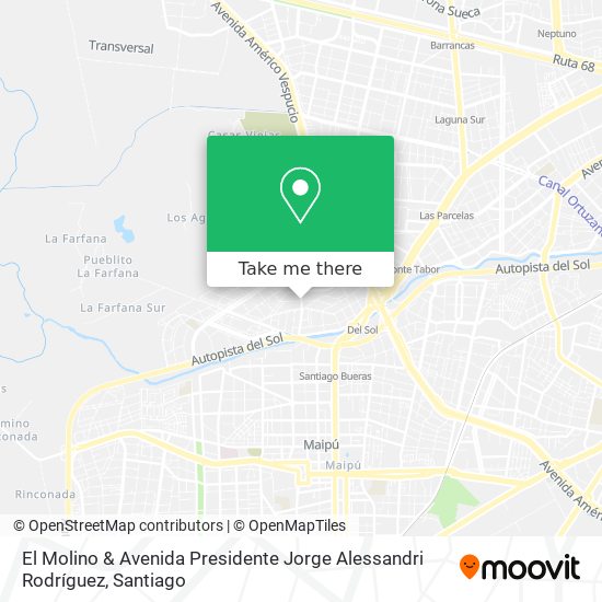 El Molino & Avenida Presidente Jorge Alessandri Rodríguez map
