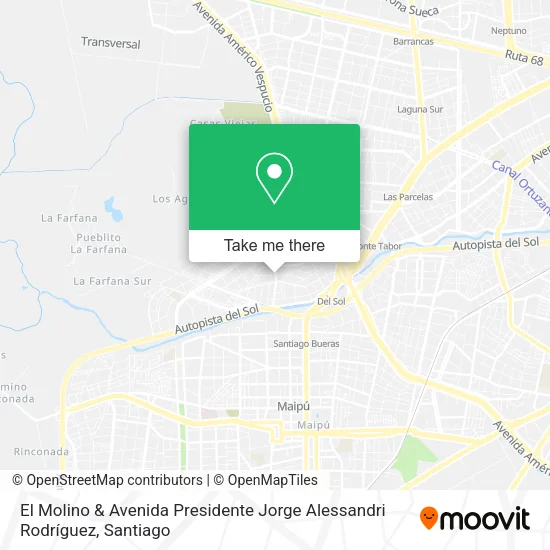 El Molino & Avenida Presidente Jorge Alessandri Rodríguez map