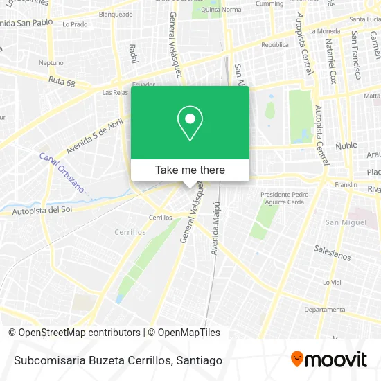 Subcomisaria Buzeta Cerrillos map