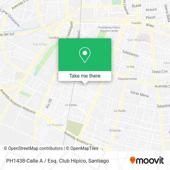 PH1438-Calle A / Esq. Club Hípico map