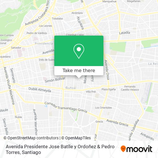 Avenida Presidente Jose Batlle y Ordoñez & Pedro Torres map