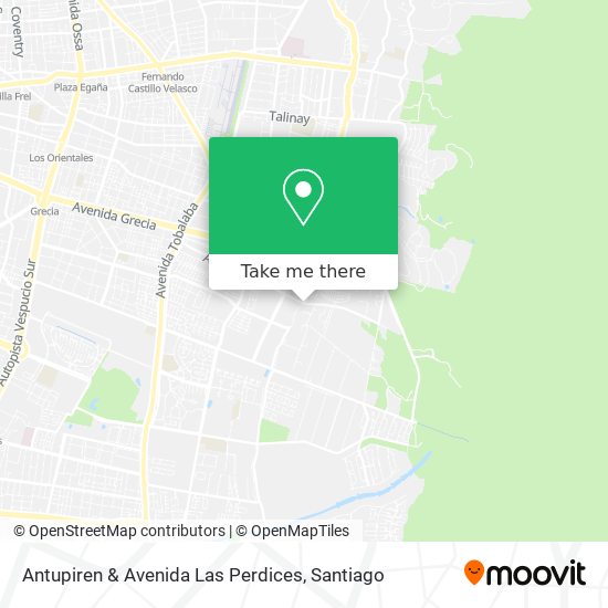 Antupiren & Avenida Las Perdices map