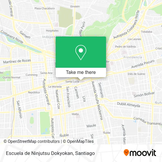 Escuela de Ninjutsu Dokyokan map