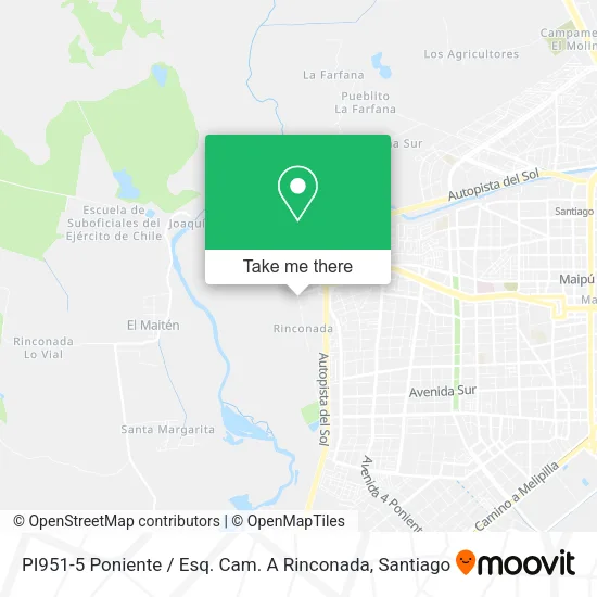 PI951-5 Poniente / Esq. Cam. A Rinconada map