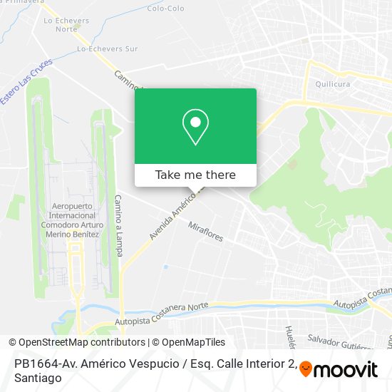 PB1664-Av. Américo Vespucio / Esq. Calle Interior 2 map