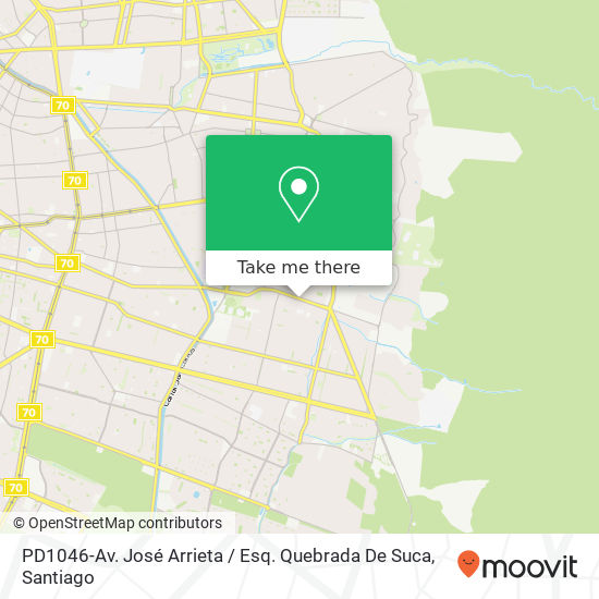 Mapa de PD1046-Av. José Arrieta / Esq. Quebrada De Suca