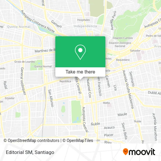 Editorial SM map