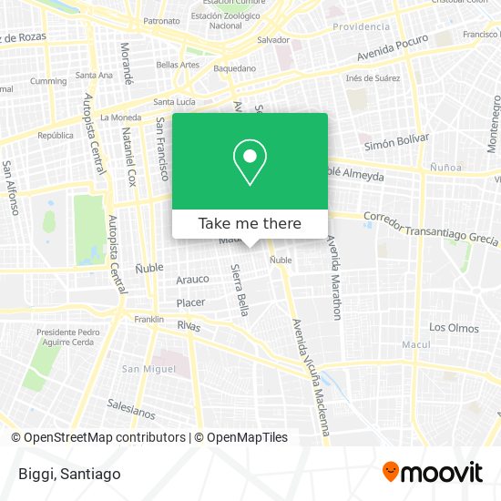 Mapa de Biggi