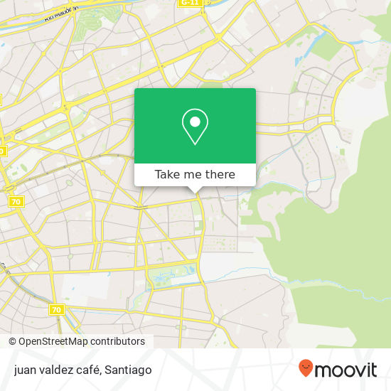 juan valdez café map