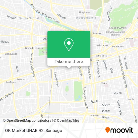 Mapa de OK Market UNAB R2