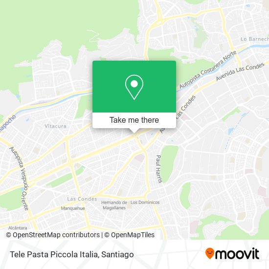 Tele Pasta Piccola Italia map
