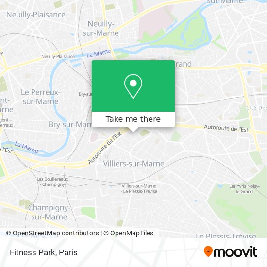 Mapa Fitness Park