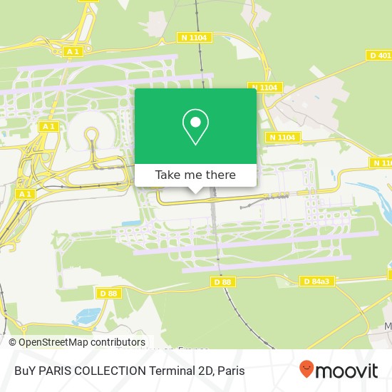 Mapa BuY PARIS COLLECTION  
Terminal 2D