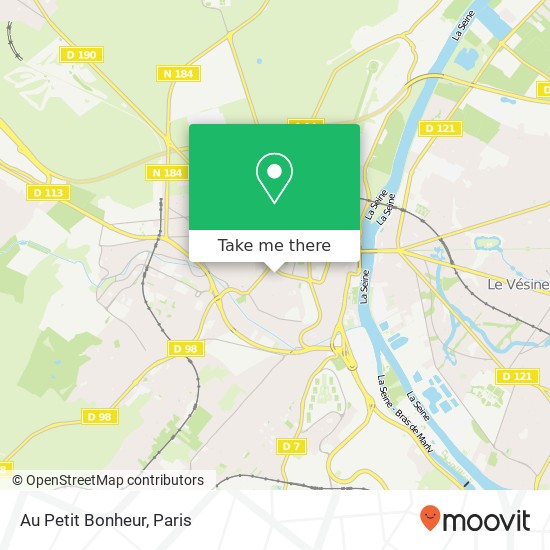 Au Petit Bonheur map