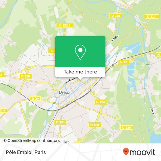 Mapa Pôle Emploi