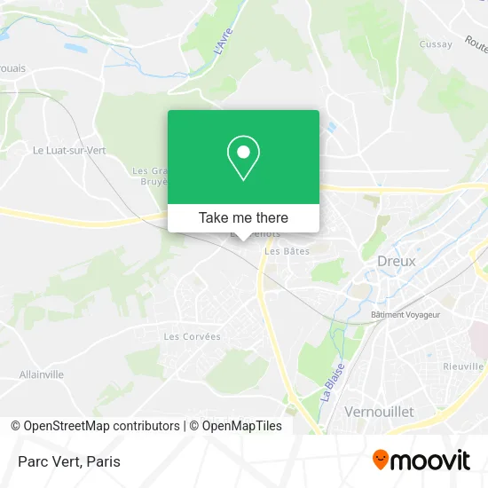 Parc Vert map