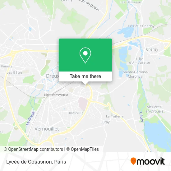 Lycée de Couasnon map