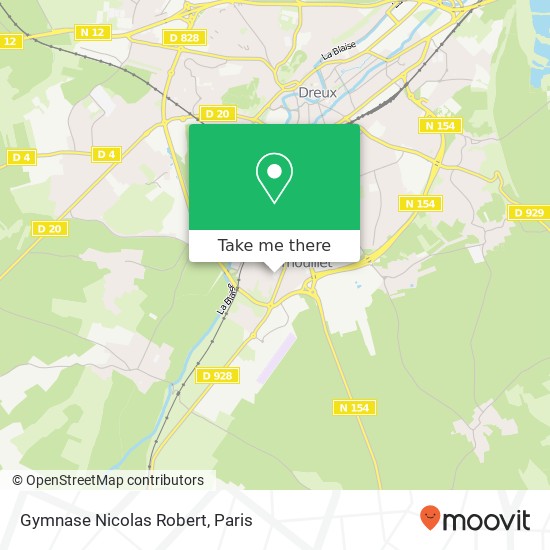 Gymnase Nicolas Robert map