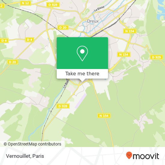 Mapa Vernouillet