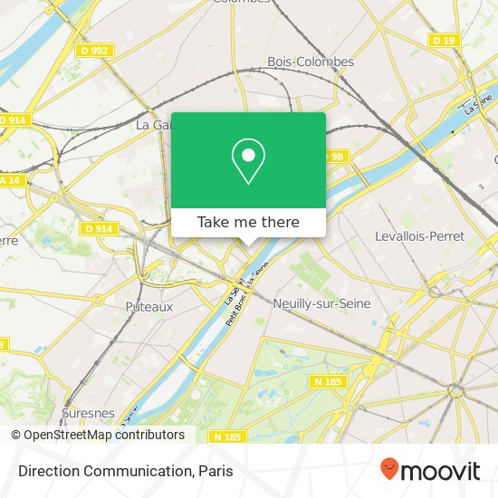 Direction Communication map