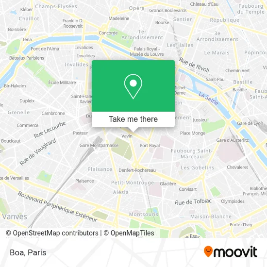 Boa map