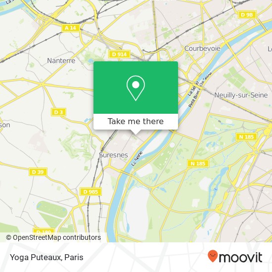 Mapa Yoga Puteaux