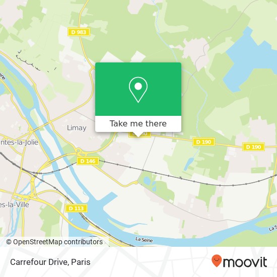 Carrefour Drive map