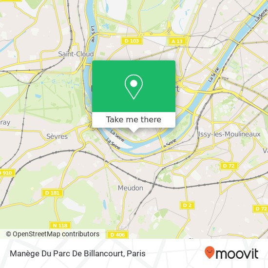Manège Du Parc De Billancourt map