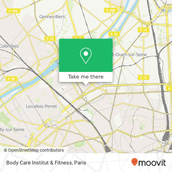 Body Care Institut & Fitness map
