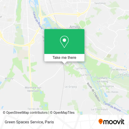Service Espaces Verts map