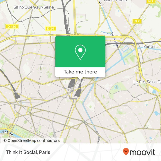 Think It Social map