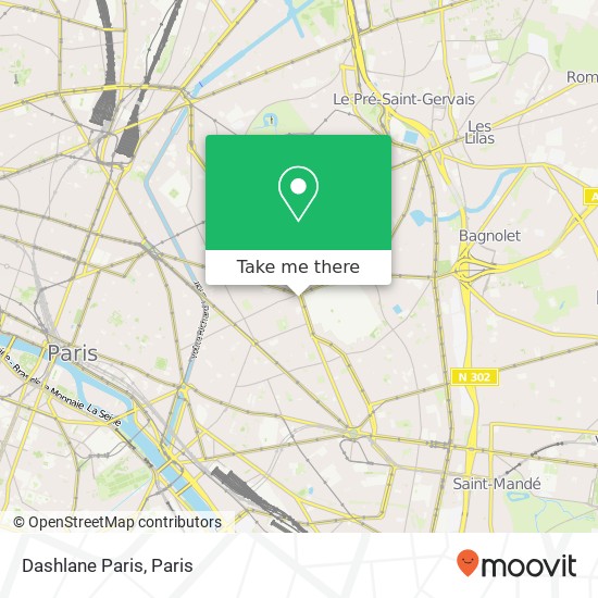 Dashlane Paris map